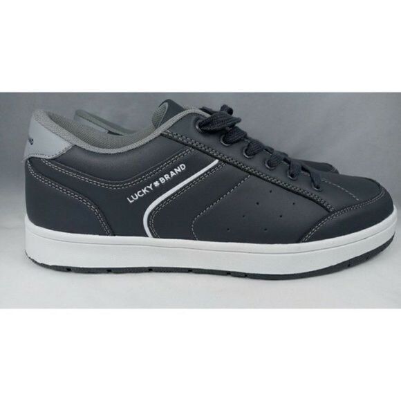 Lucky Brand Charcoal Sneakers LB-Frank-MS, Men’s‎ Size 11.5 New in Box MSRP $128 - Picture 1 of 12